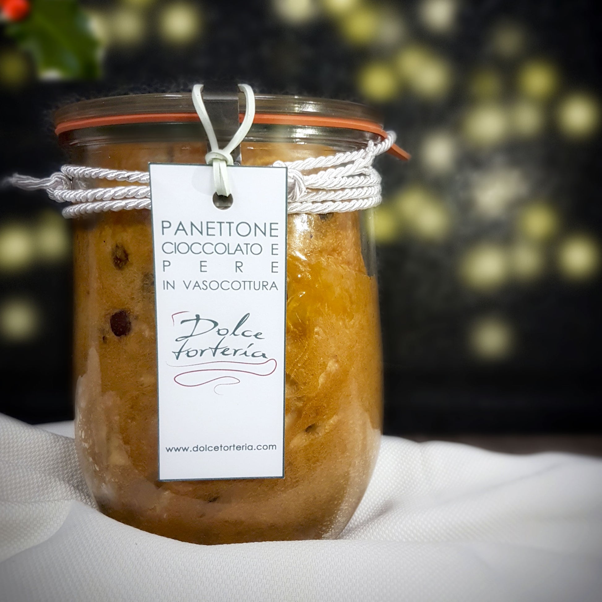 Panettone in vasocottura Pere ecioccolato